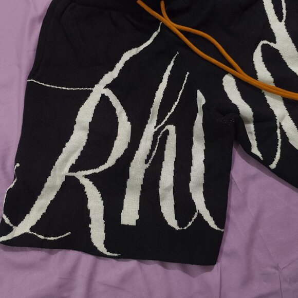 Rhude Black Knit Shorts - Picture 4 of 7